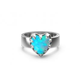 Stolen Girlfriends Club Stg Lab Grown 'Bello' Opal Love Claw Ring image