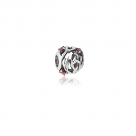 Evolve Stg CZ January Birthstone Bead image