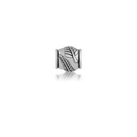 Evolve Stg Silver Fern Barrel Charm Bead image