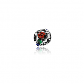 Evolve Stg Enamel CZ Ladybird Charm Bead image