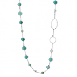 La Pierre Stg Amazonite Bead 85cm Necklace image