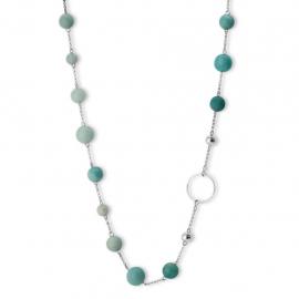 La Pierre Stg Amazonite Bead 50cm Necklace image