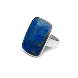 La Stele Stg Lapis Lazuli Rectangle Ring image