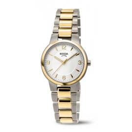 Boccia Ladies Titanium Gold Plated Quartz Watch image