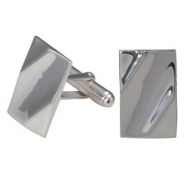 Sterling Silver Rectangle Cufflinks image