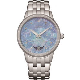 Citizen Ladies Diamond Moon Phase Eco Drive Watch image