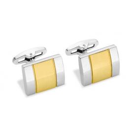 Stainless Steel Gold Plated Cufflinks image
