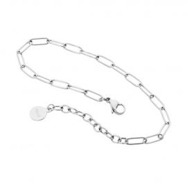 Ellani Stainless Steel Paperclip Bracelet image