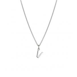 Evolve Stg Initial V Necklace 45cm image