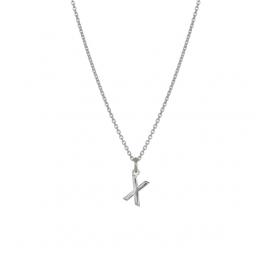 Evolve Stg Initial X Necklace 45cm image