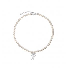 Karen Walker Stg Girl With A Bow & Pearl Necklace image