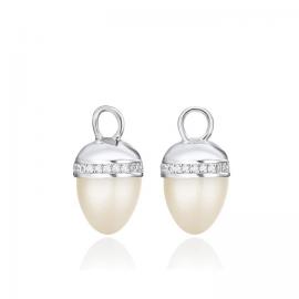 Kagi Pearl Acorn Ear Charms image