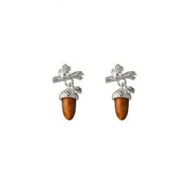 Karen Walker Stg Micro Acorn and Leaf Studs image