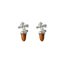 Karen Walker Stg Micro Acorn and Leaf Studs image