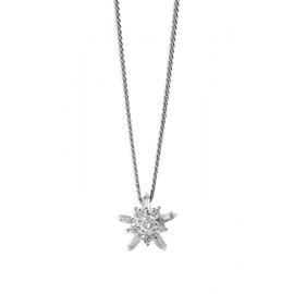 Karen Walker 9ct White Gold Diamond True Love Necklace image