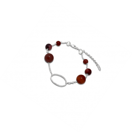 La Pierre Stg Cinnamon Bead Bracelet image