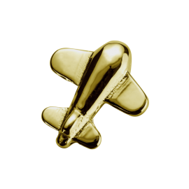 Stow 9ct Aeroplane Charm image