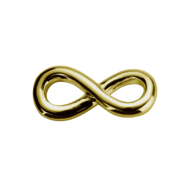 Stow 9ct Infinity Twist Charm image