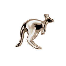 Stow 9ct Rose Kangaroo Charm image