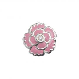 Stow Stg Enamel Carnation Flower Charm image