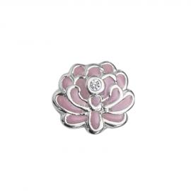 Stow Stg Enamel Chrysanthemum Flower Charm image