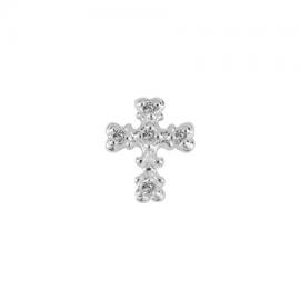 Stow Stg CZ Shining Cross Charm image