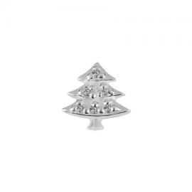 Stow Stg CZ Christmas Tree Charm image