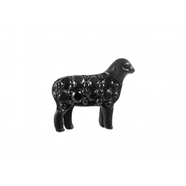 Stow Black Rhodium Spinel Sheep Charm image