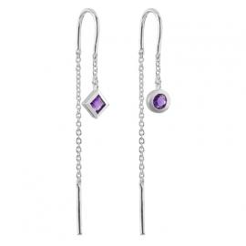 Stow Sterling Silver Amethyst Tranquility Threads image