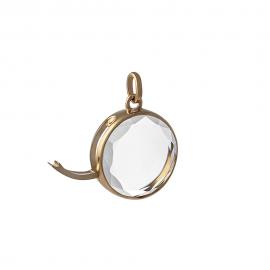 9ct Yellow Gold Medium Faceted Locket image