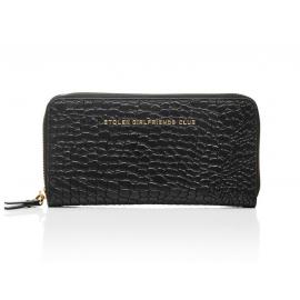 Stolen Girlfriends Club Big Trouble Wallet - Black/Gold image