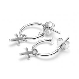 Stolen Girlfriends Club Stg Cross Anchor Earrings image