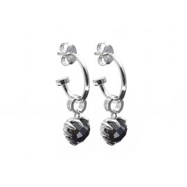 Stolen Girlfriends Club Stg Anchor Earrings - Hematite image