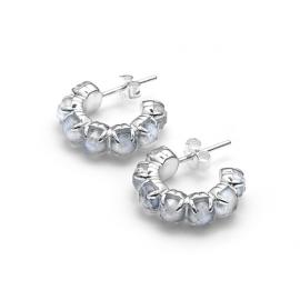 Stolen Girlfriends Club Halo Cluster Earrings - Moonstone image