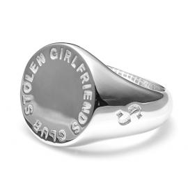 Stolen Girlfriends Club Stg Text Logo Sovereign Ring image