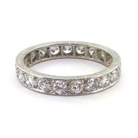 Platinum Diamond Band TDW 1.05CT image