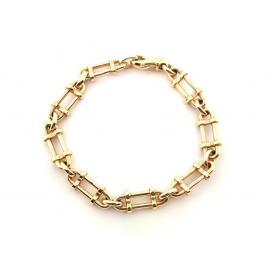 9ct Fancy Paperclip Style Bracelet image