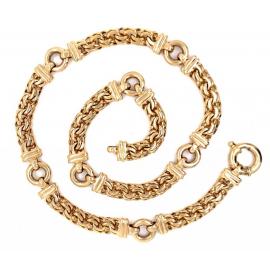 9ct Fancy Link Chain 52cm image