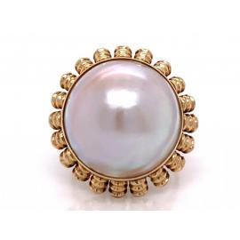 14ct Mabe Pearl Ring image