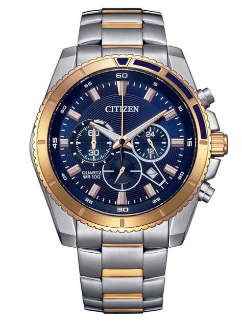 051794 citizen gents quartz chronograph watch