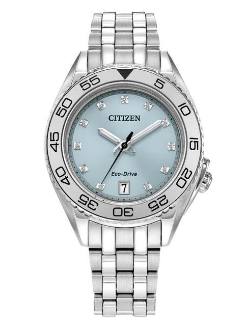 051799 citizen ladies eco drive diamond watch