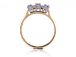 Load image into Gallery viewer, 9ct Ceylon Sapphire Diamond Ring
