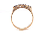 Load image into Gallery viewer, 9ct Garnet &amp; Diamond Bridge Ring
