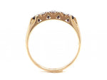 Load image into Gallery viewer, 9ct Sapphire &amp; Diamond Bridge Ring
