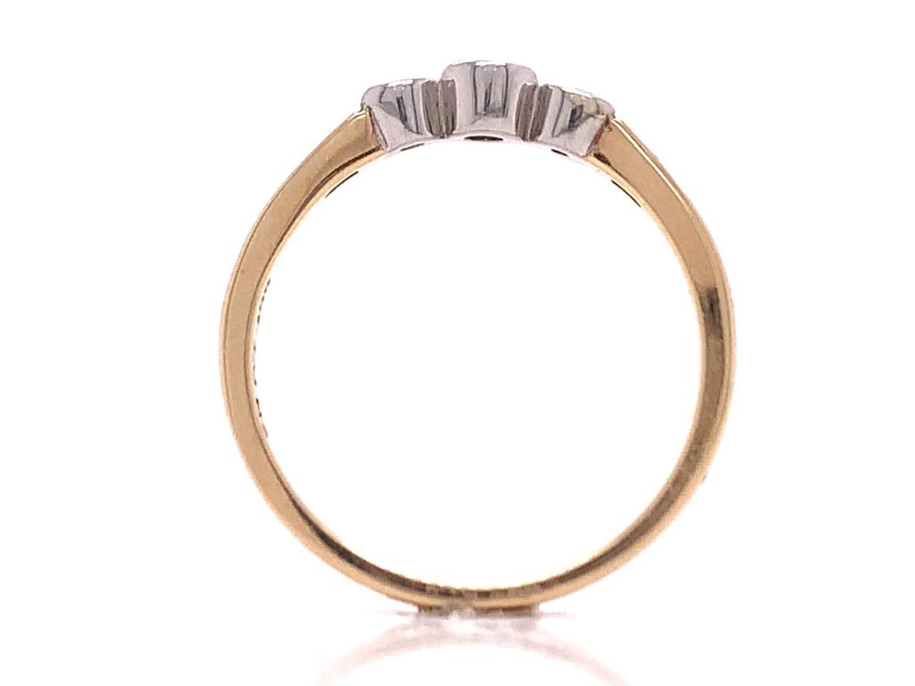 9ct Three Diamond Ring TDW 0.33ct