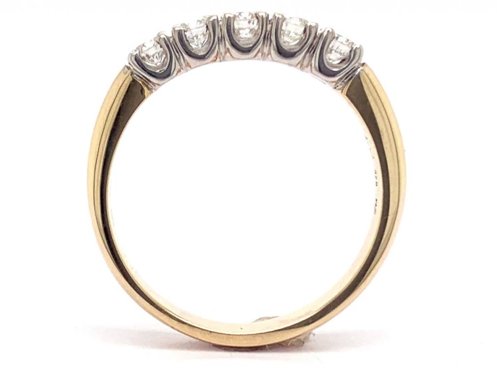 9ct 5 diamond ring tdw
