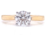 Load image into Gallery viewer, 18ct Diamond Solitaire Ring TDW 1.00ct
