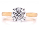 Load image into Gallery viewer, 18ct Diamond Solitaire Ring TDW 1.50ct
