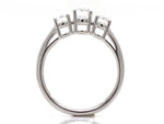 Load image into Gallery viewer, 18ct White Gold Lab Grown Three Diamond Ring TDW 1.00ct
