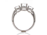Load image into Gallery viewer, 18ct White Gold Lab Grown Three Diamond Ring TDW 2.00ct

